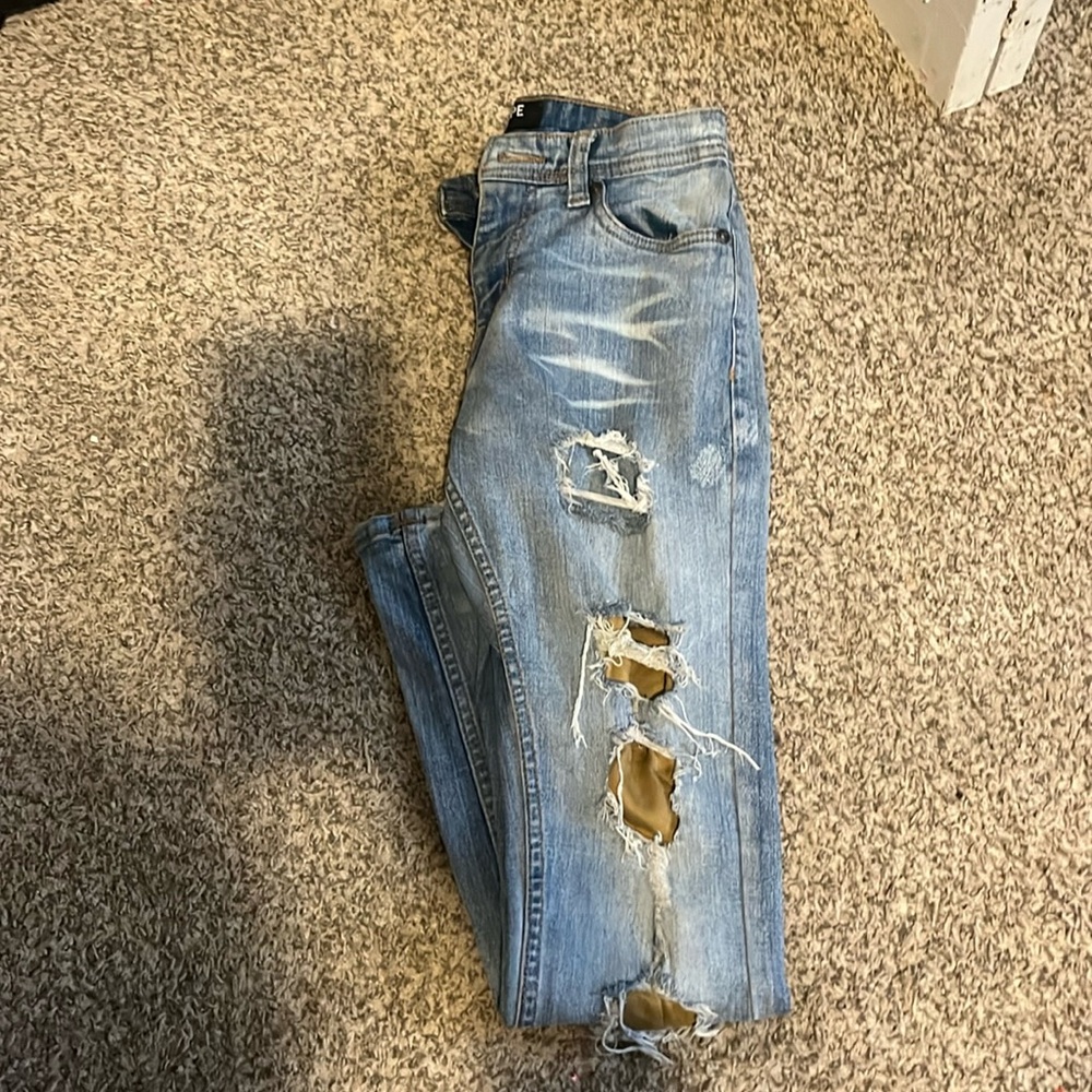 Boys ripped denim